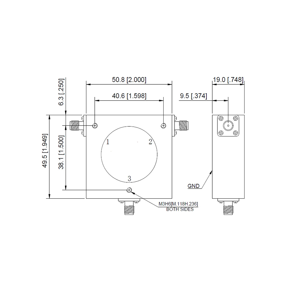 HS-100W Circulator With SMA type (1.5-3G)_Web1